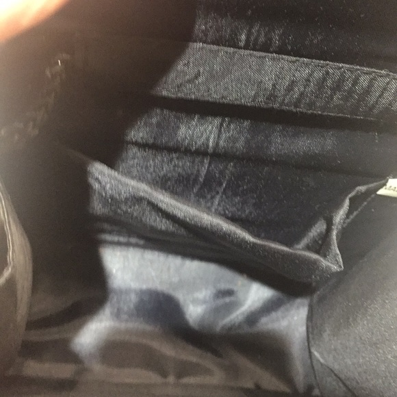 Small Black Satin Sling Evening Bag - Picture 5 of 5